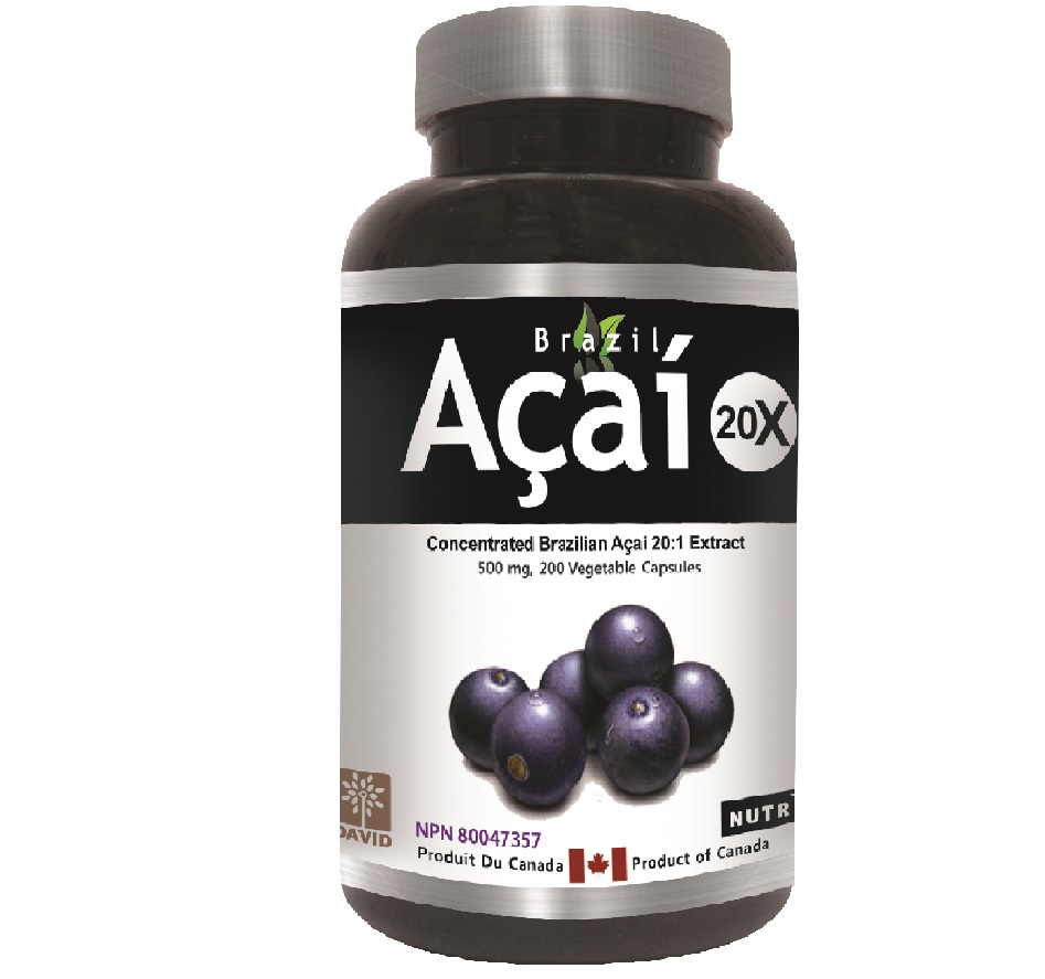 BRAZIL ACAI 20X CONCENTRATED CAPSULE (500MG, 200CAPSULES)